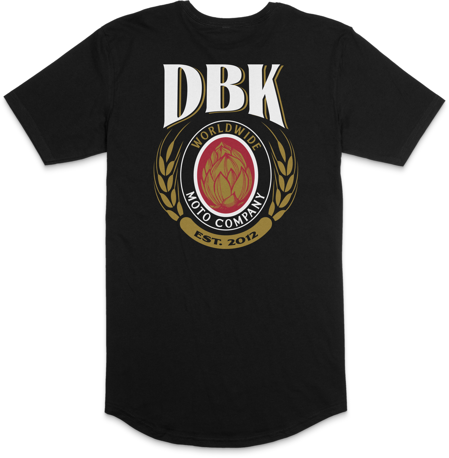 DBK Beer Co Premium Black T-Shirt - Size 2X, 4.3 oz 100% Cotton