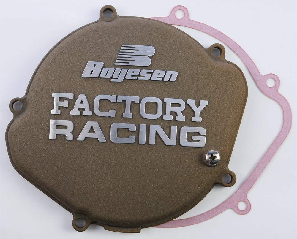 Boyesen Factory Racing Clutch Cover Magnesium for Honda CR125R (2000-2007)