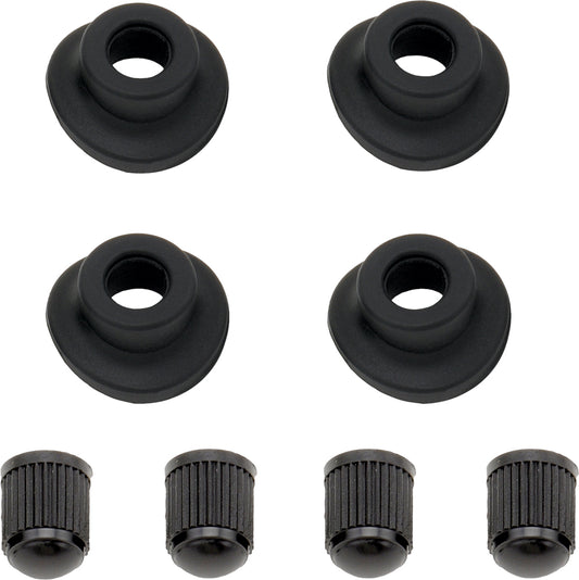 BOLT 2007-GRM Valve Stem Grommets and Caps Set for Tire Maintenance