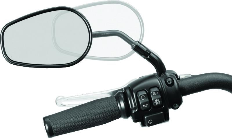 Kuryakyn Mirror Stem 3 inch Outward Extenders for Powersports Vehicles, Black (Part #kur1216)