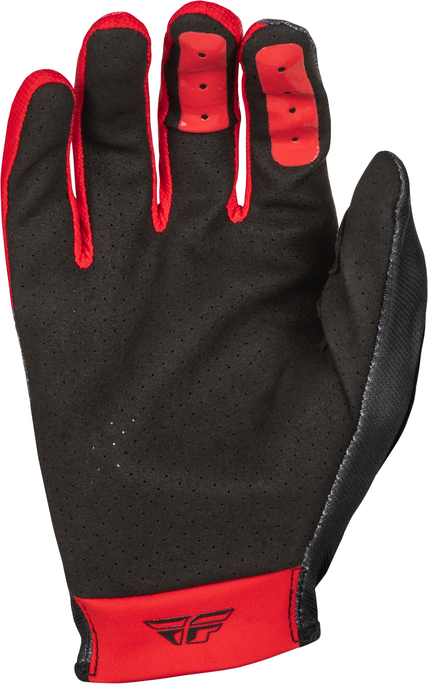 Fly Racing Lite Gloves Black/Red 3X – Lightweight Race Gloves with Touch Screen Compatibility