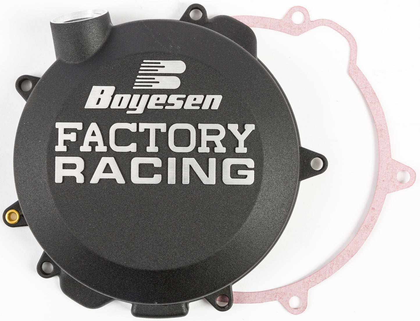 Boyesen Factory Racing Clutch Cover Black for KTM and Husqvarna Models - Part CC-41AB