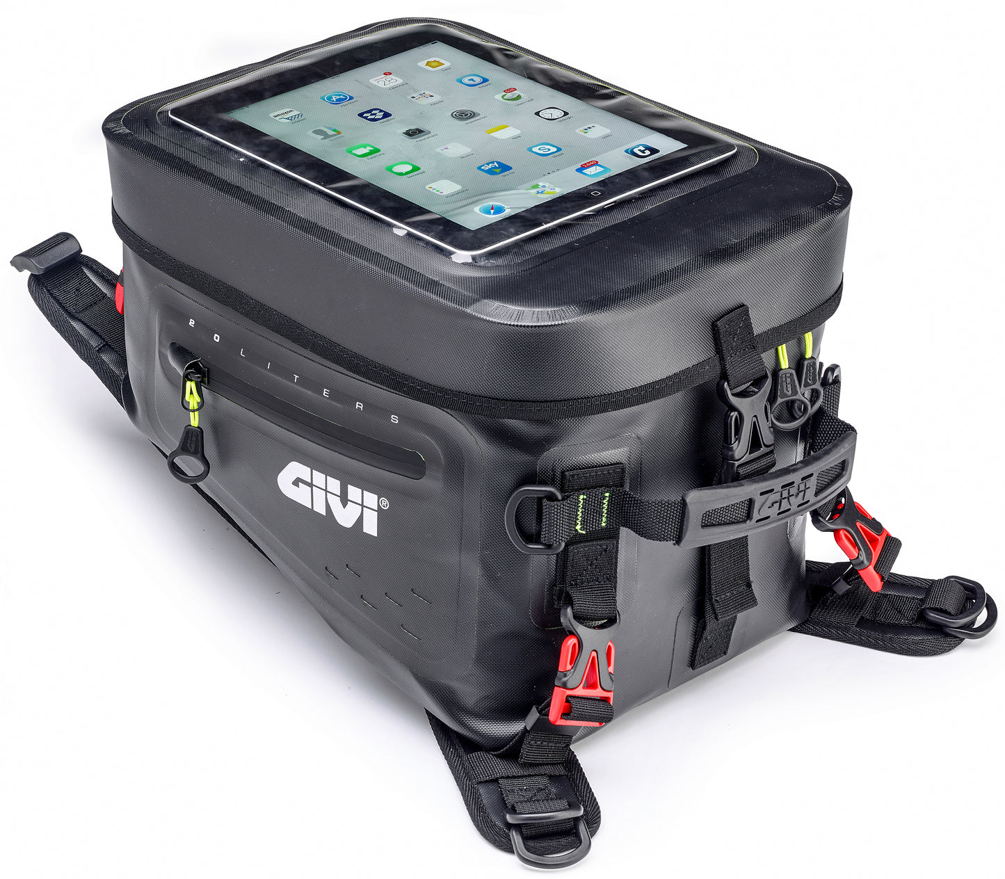 GIVI GRT715 Waterproof 20L Tank Bag with Strap Mount for Motorcycles