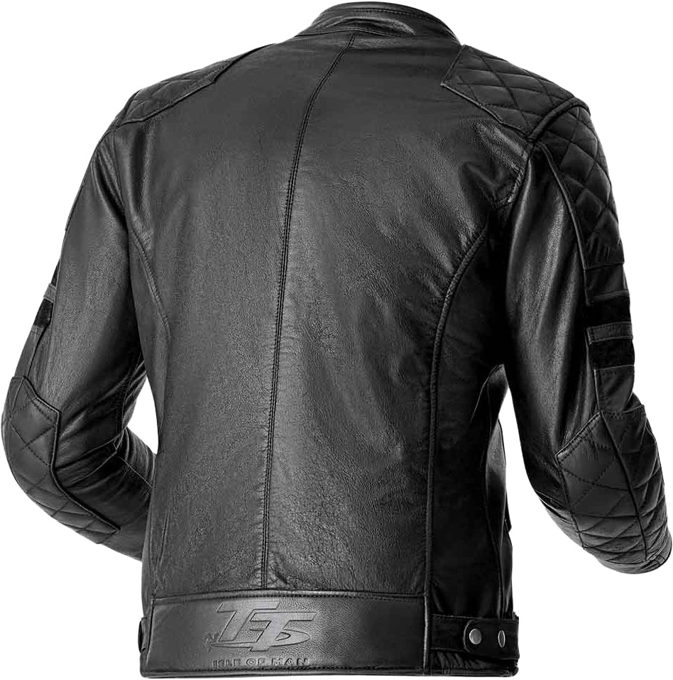 RST Hillberry D3O Leather Motorcycle Jacket Black - Size Medium