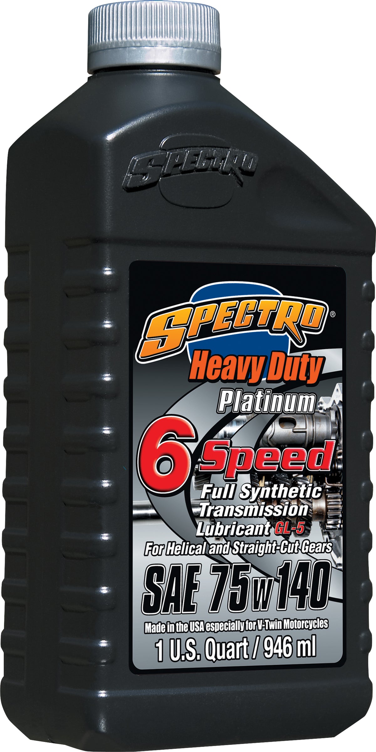 SPECTRO Platinum Full Synthetic 6-Speed Transmission Fluid 75W-140, 1 Quart, Part Number 310316