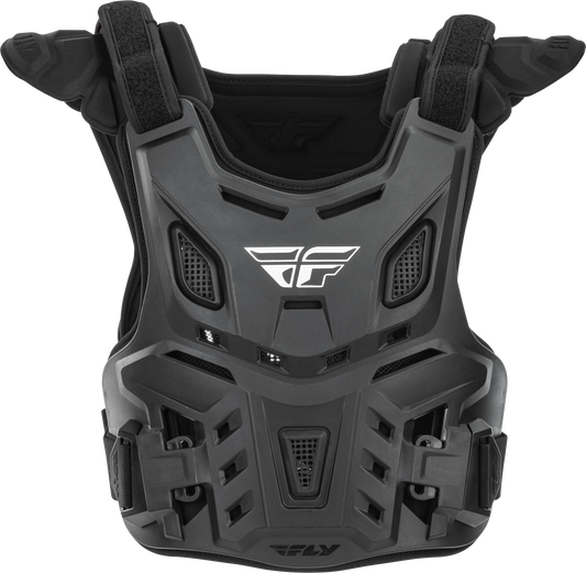 Fly Racing Youth Revel Roost Guard Race Black - Impact Protection with BioFoam Chassis