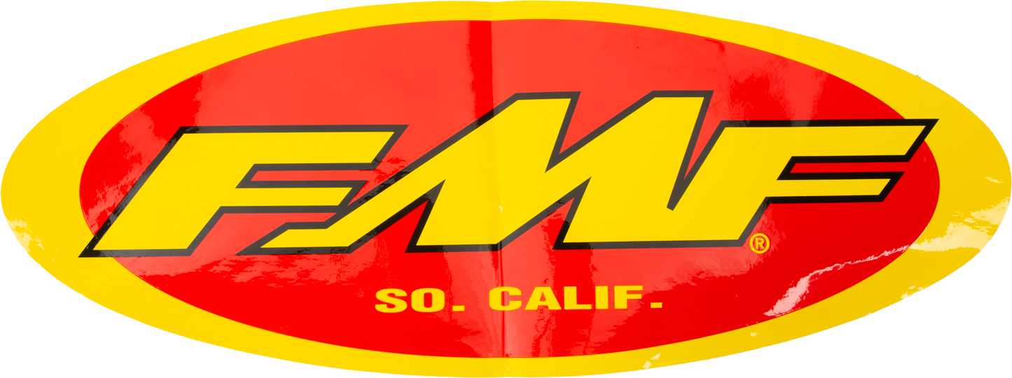 FMF Trailer Sticker 23" - Durable Vinyl Decal for Trailers and Vehicles