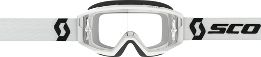 SCOTT Primal Goggle White Clear Works - Lightweight Anti-Fog Sports Goggles for Medium to Small Faces