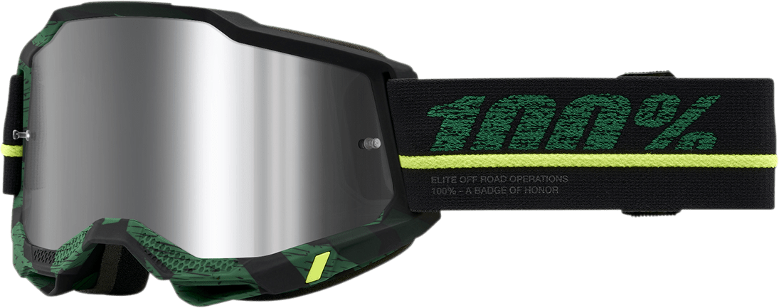 100% Accuri 2 Overlord Goggle w/Silver Mirror Lens 50014-00011 - Kelly Motorsports