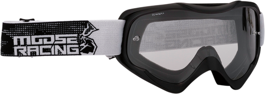 MOOSE OFFROAD Qualifier Goggle - Agroid Stealth Clear Lens (Part No. 2601-2653)