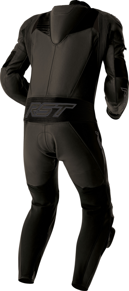 RST Tractech Evo D3o Black Leather Motorcycle Suit (Part Number 103634BLK-40)