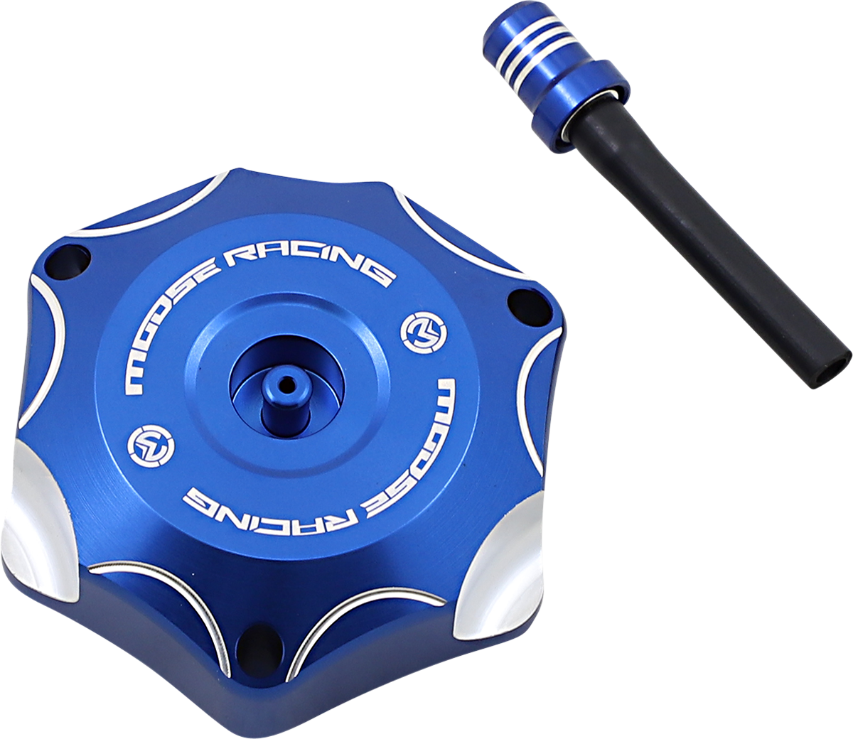 MOOSE OFFROAD Aluminum Gas Cap for Yamaha T03-4131L - Blue