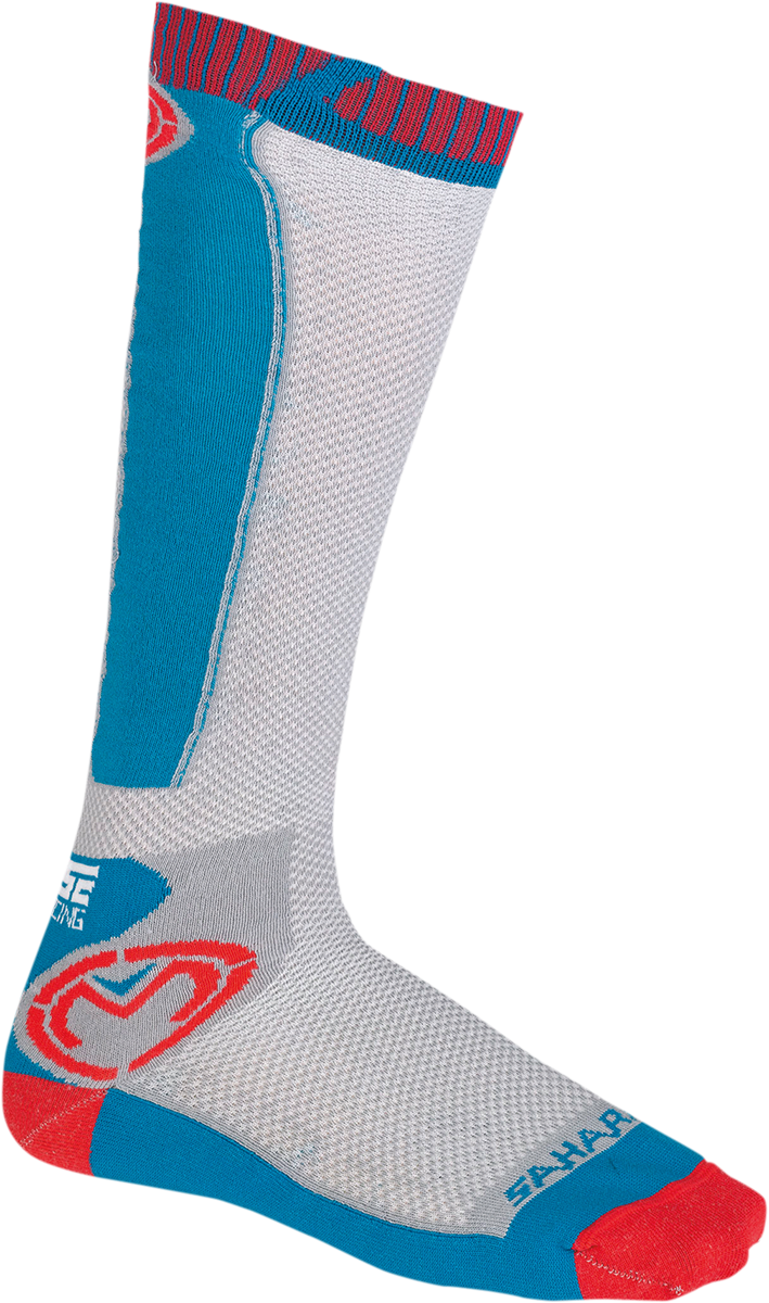 MOOSE OFFROAD Sahara Socks Small/Medium - Red, White & Blue, Part 3431-0601