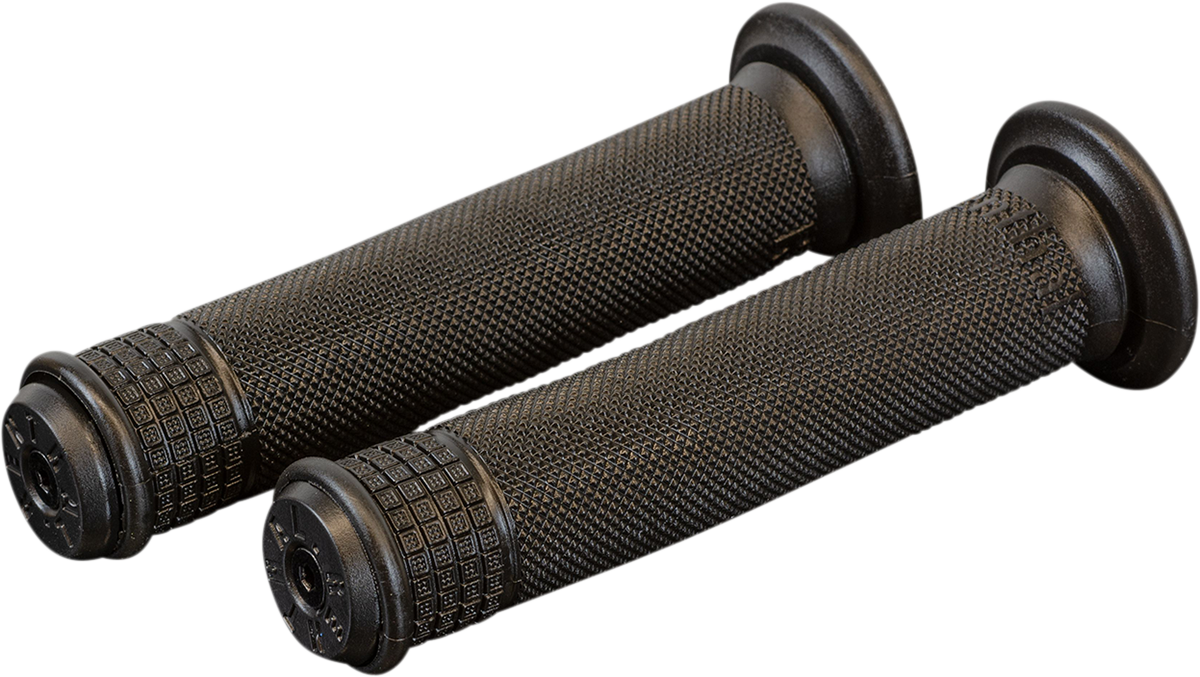 Renthal G216 Ultratacky™ Push-On Motorcycle Grips with Durable Block Pattern Edges
