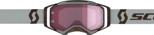 SCOTT Prospect Amplifier Goggle Grey/Brown Rose Works with TruView Lens and No Fog Technology