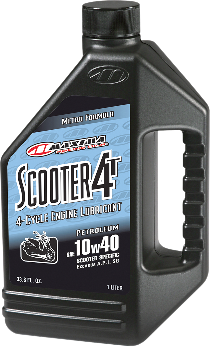 Maxima Racing Oil Scooter 4T Oil 10W40 – 1 Quart, Part Number 11901