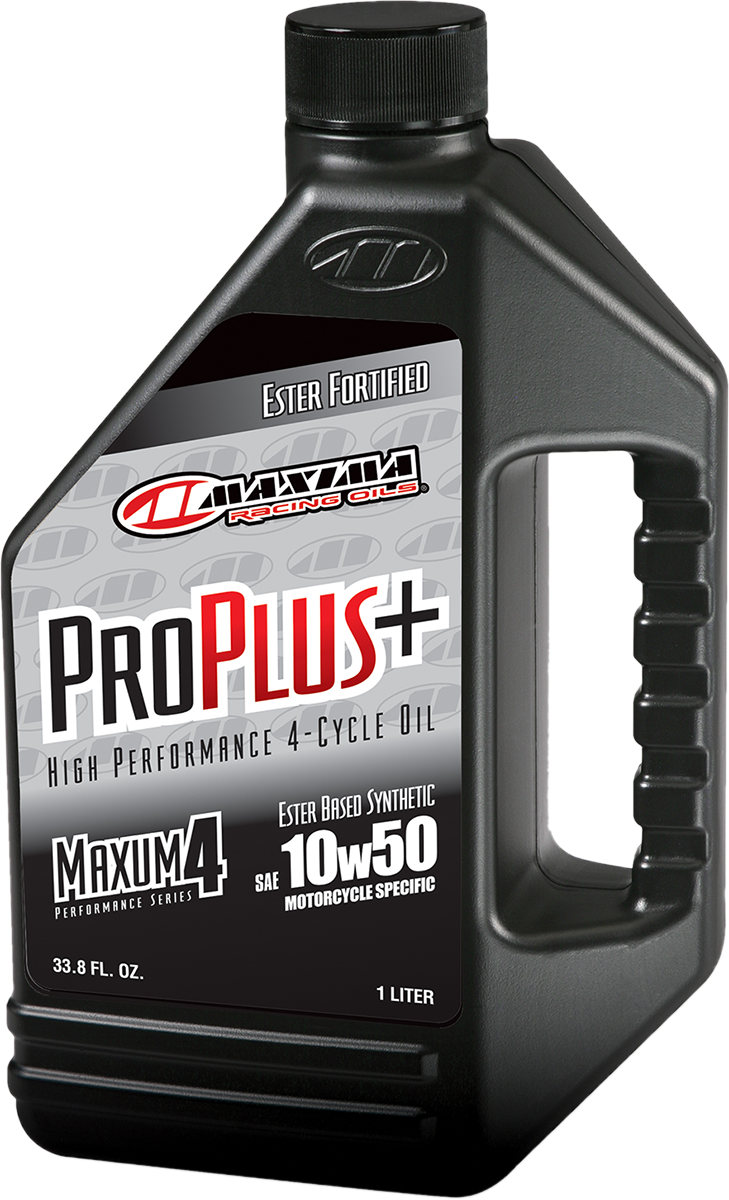 MAXIMA RACING OIL Pro Plus+ 4T 10W50 Engine Oil - 1 Liter (Part #30-19901)