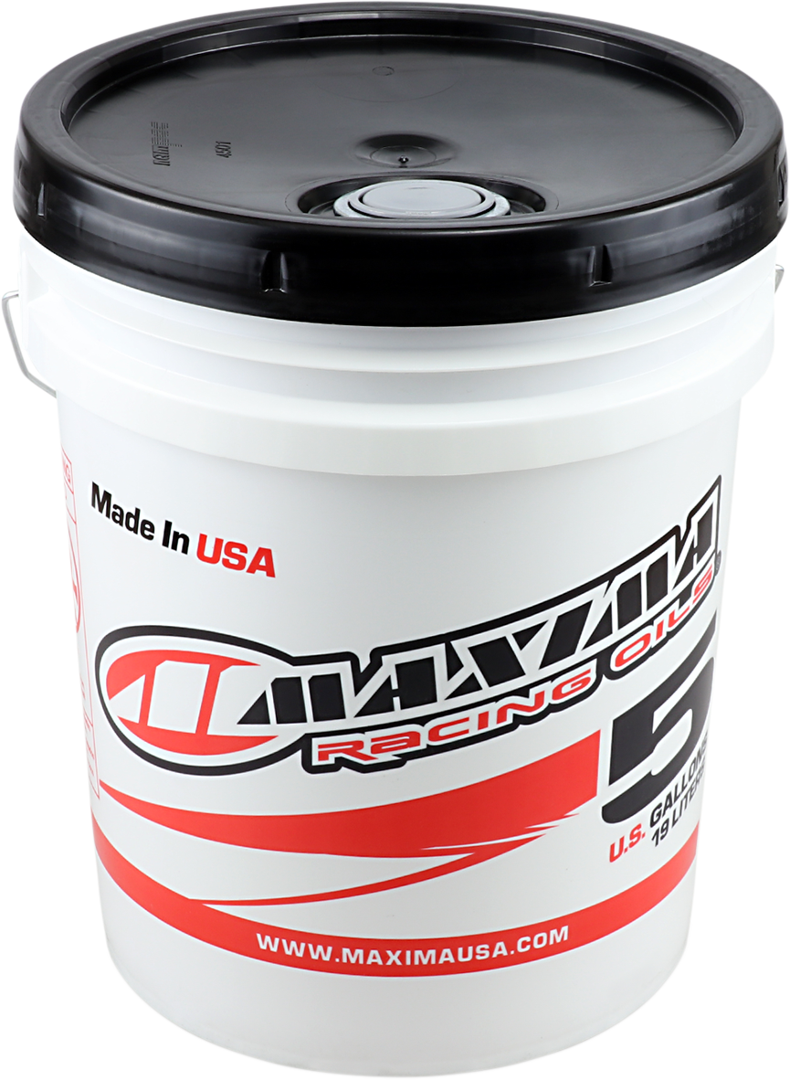 MAXIMA RACING OIL 58505L Racing Shock Fluid - Light - 5 Gallon Pail