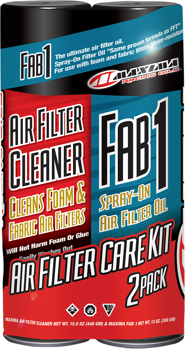 MAXIMA RACING OIL Air Filter Kit 70-799202 for Foam and Fabric Filters