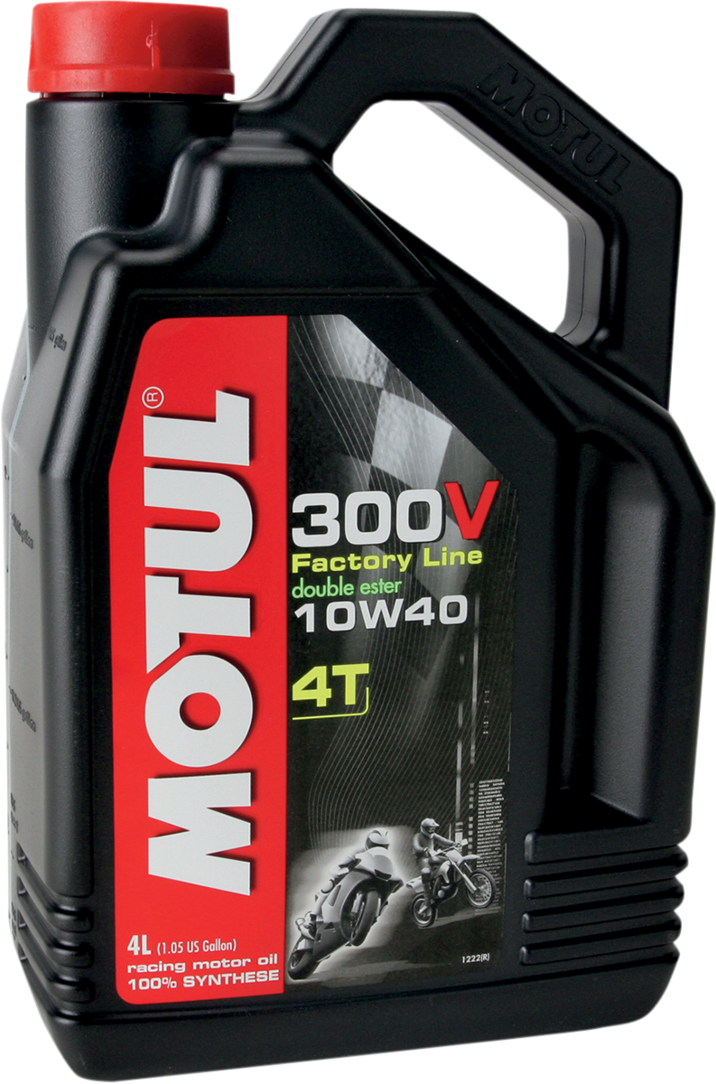 MOTUL 300V Synthetic Ester Oil 10W-40 - 4L | Part 104121