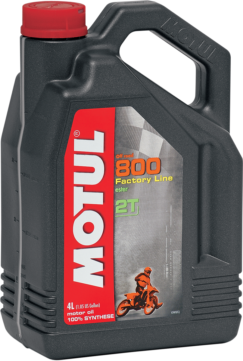 MOTUL 800 2T Off-Road Synthetic Oil - 4L (Part Number 104039)