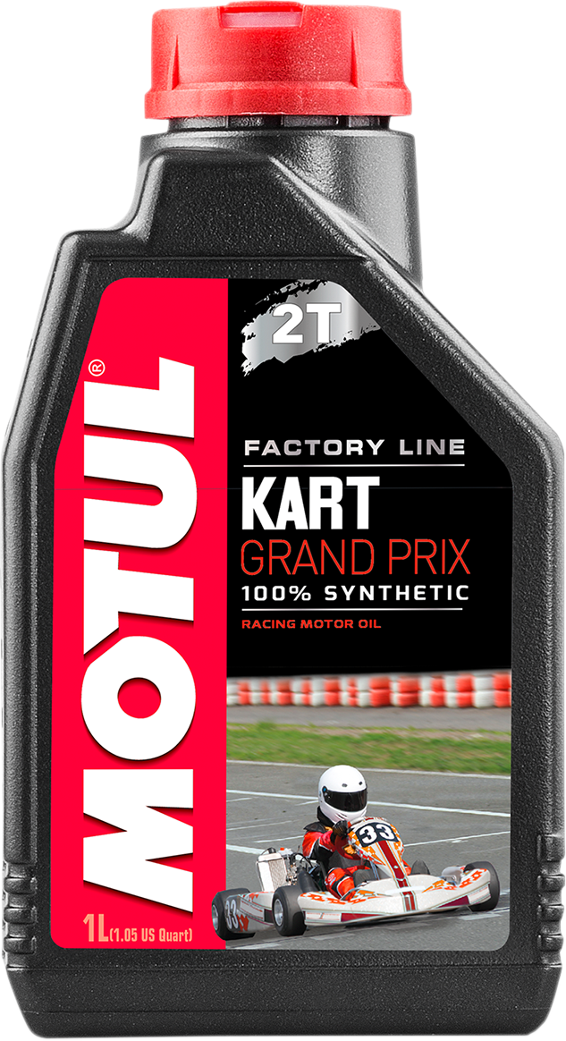 MOTUL Kart Grand Prix 2T Oil - 1L 105884 | High-Performance Synthetic Engine Oil for Kart Racing