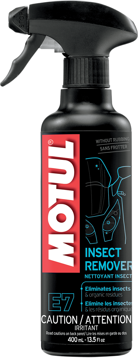 MOTUL Insect Remover 13.5 fl oz - Effective Organic Residue and Bug Remover for Motorcycles and Vehicles