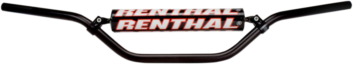 RENTHAL 7/8 inch Off-Road Handlebar - 613 Enduro High Black (Part Number 613-01-BK-05-006)
