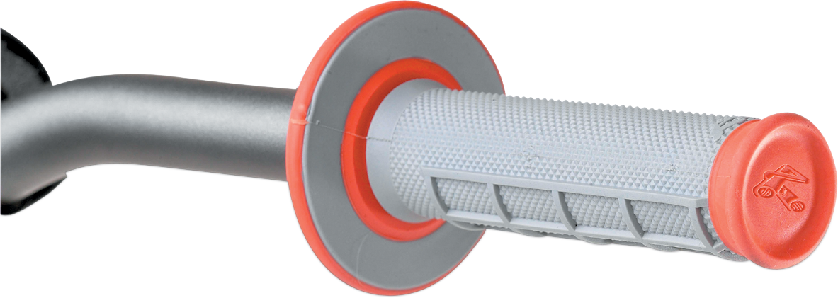 Renthal Offroad Dual-Compound Grips - Orange G155 for 7/8 inch Bars