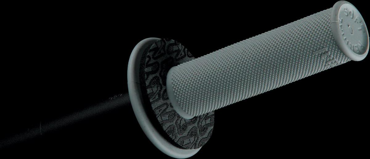 RENTHAL G185 Grip Donutz - Gray for Motorcycle Handlebar Protection and Style
