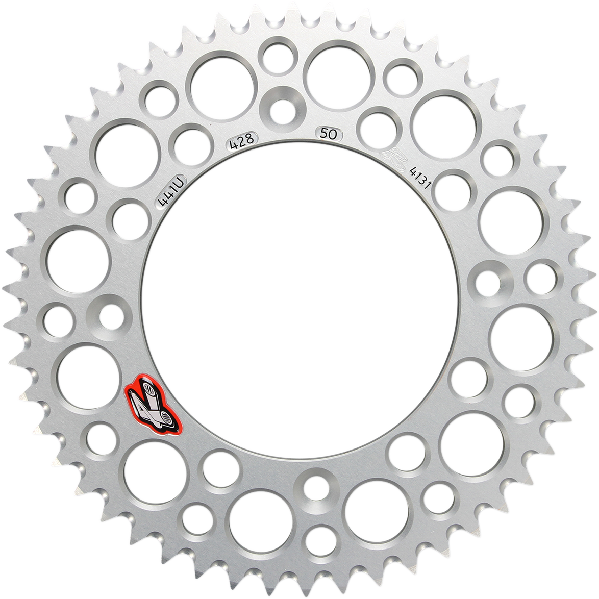 RENTHAL Rear Sprocket - 50 Tooth Aluminum for Gas Gas, Husqvarna, KTM 441U-428-50GPSI