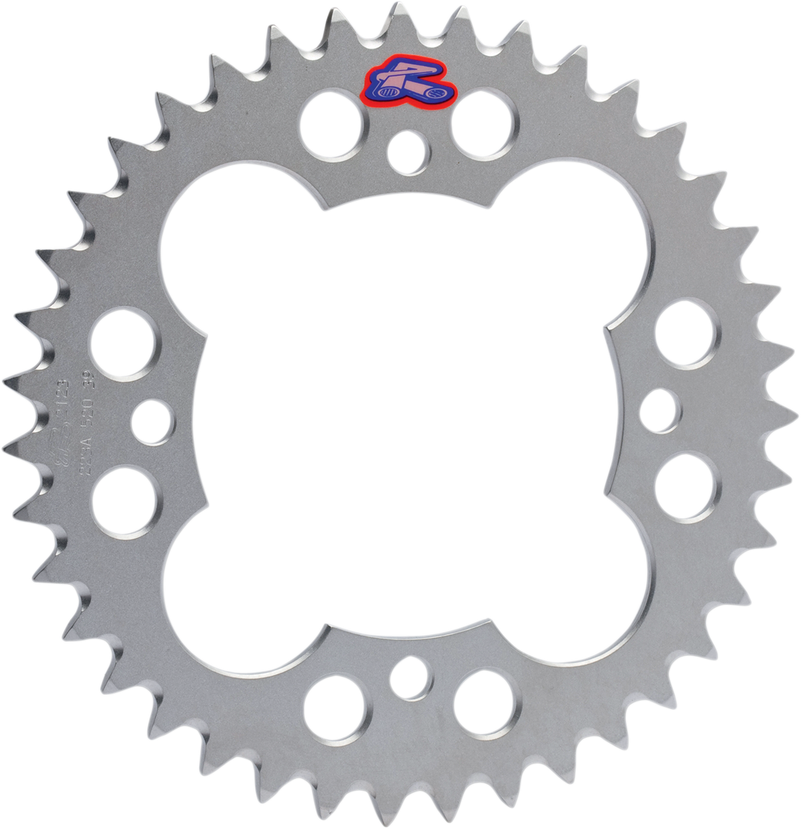 RENTHAL 36-Tooth Aluminum Rear Sprocket for Yamaha - Lightweight and Durable (Part #437U-520-36GBSI)