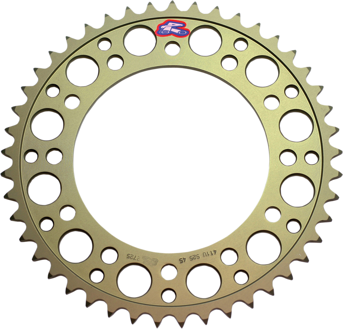 Renthal Rear Sprocket 210U-525-47P-HA for Suzuki and Yamaha - 47 Tooth Aluminum