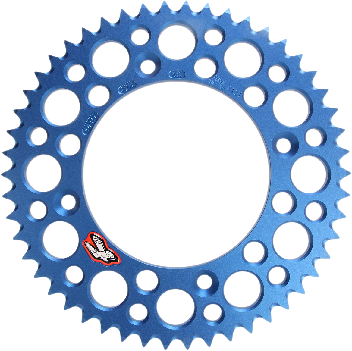 Renthal 50 Tooth Aluminum Rear Sprocket for Gas Gas, Husqvarna, KTM 441U-428-50GPBU