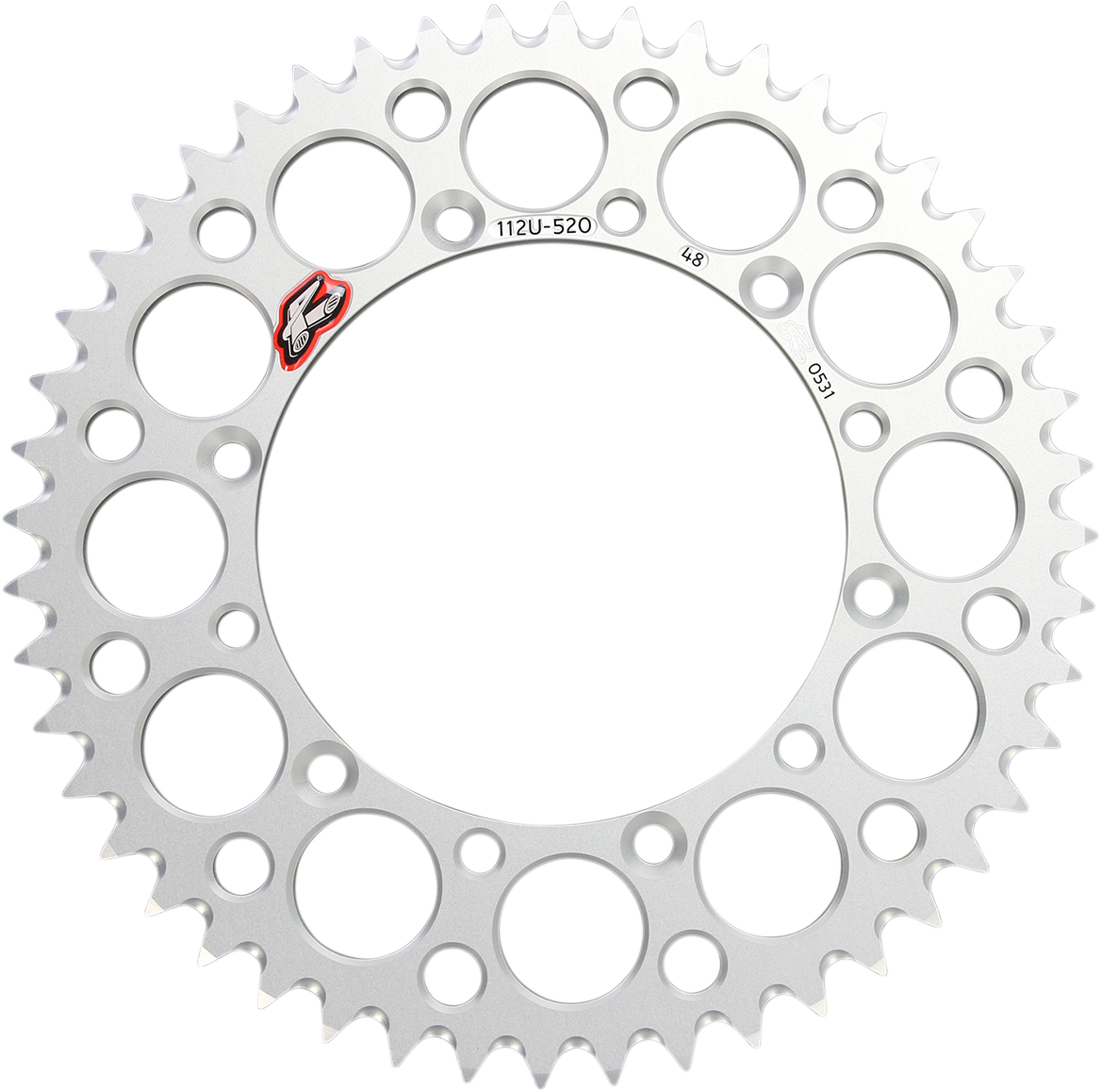 RENTHAL Rear Sprocket - Aluminum - 48 Tooth - Kawasaki 112U-520-48GESI