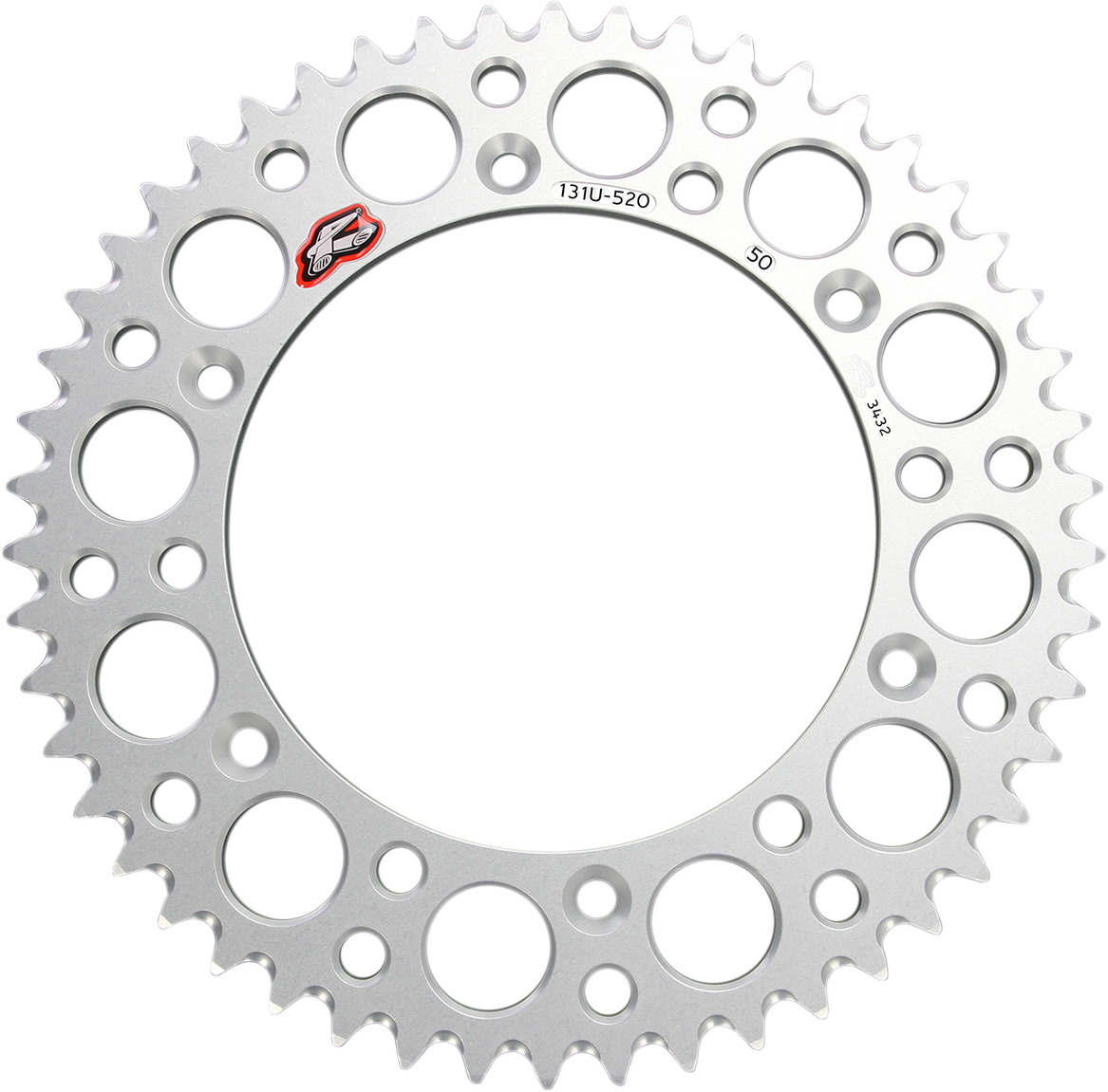 RENTHAL Yamaha 50-Tooth 131U-520-50GBSI CNC Machined Rear Sprocket