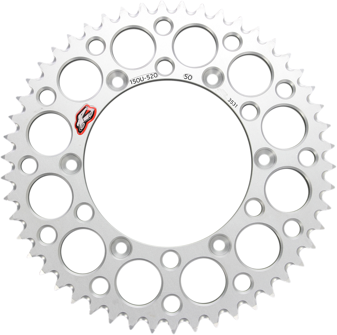 RENTHAL Rear Sprocket - Aluminum - 50 Tooth for Yamaha 150U-520-50GBSI
