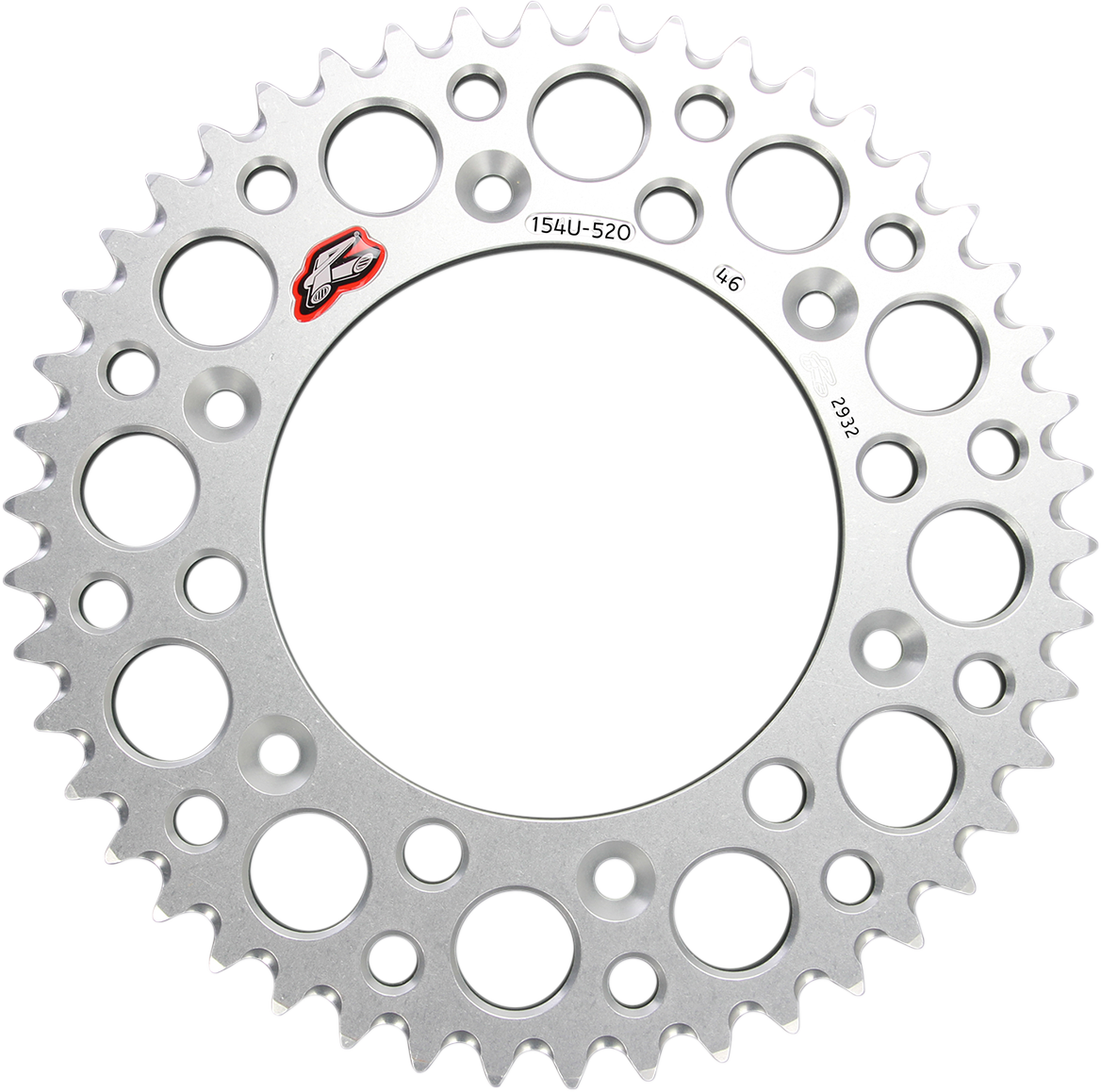 RENTHAL Rear Sprocket - Aluminum 46 Tooth for Honda 154U-520-46GRSI