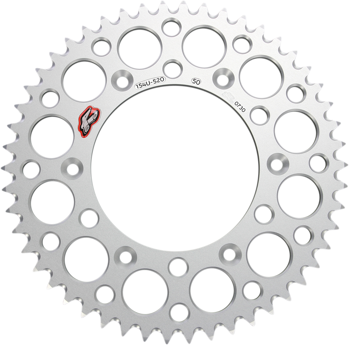 Renthal Rear Sprocket 50 Tooth Aluminum for Honda 154U-520-50GRSI