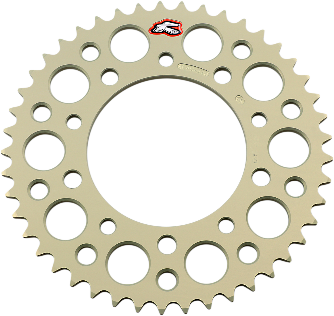 RENTHAL 404U-520-45P-HA Aluminum Rear Sprocket for Honda and Yamaha, 45 Tooth