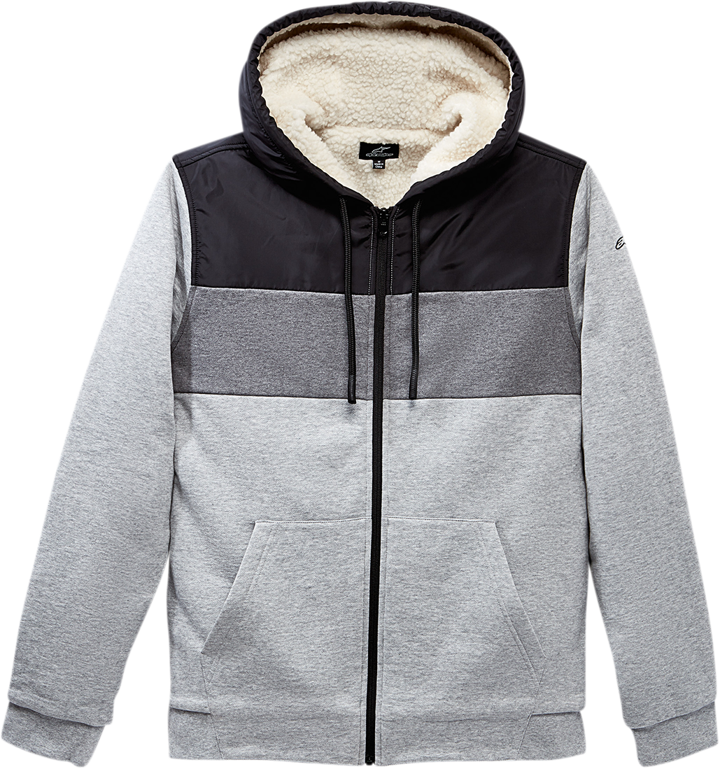 Alpinestars Hoist Hybrid Jacket 2XL Gray with Poly Overlay and Sherpa Lining