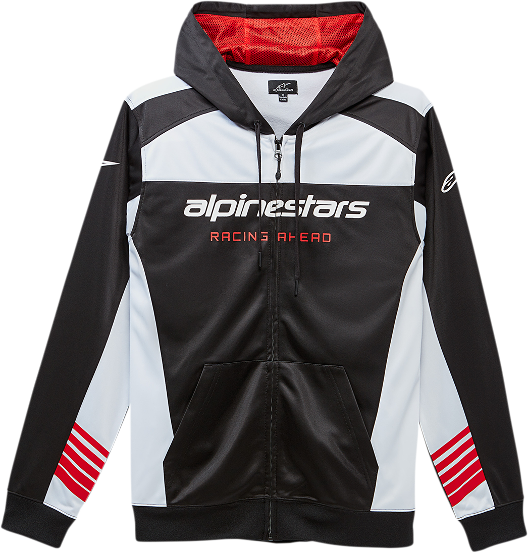 Alpinestars Sessions II Hoodie - Black and White, Size 2XL - Part Number 12305310010202X