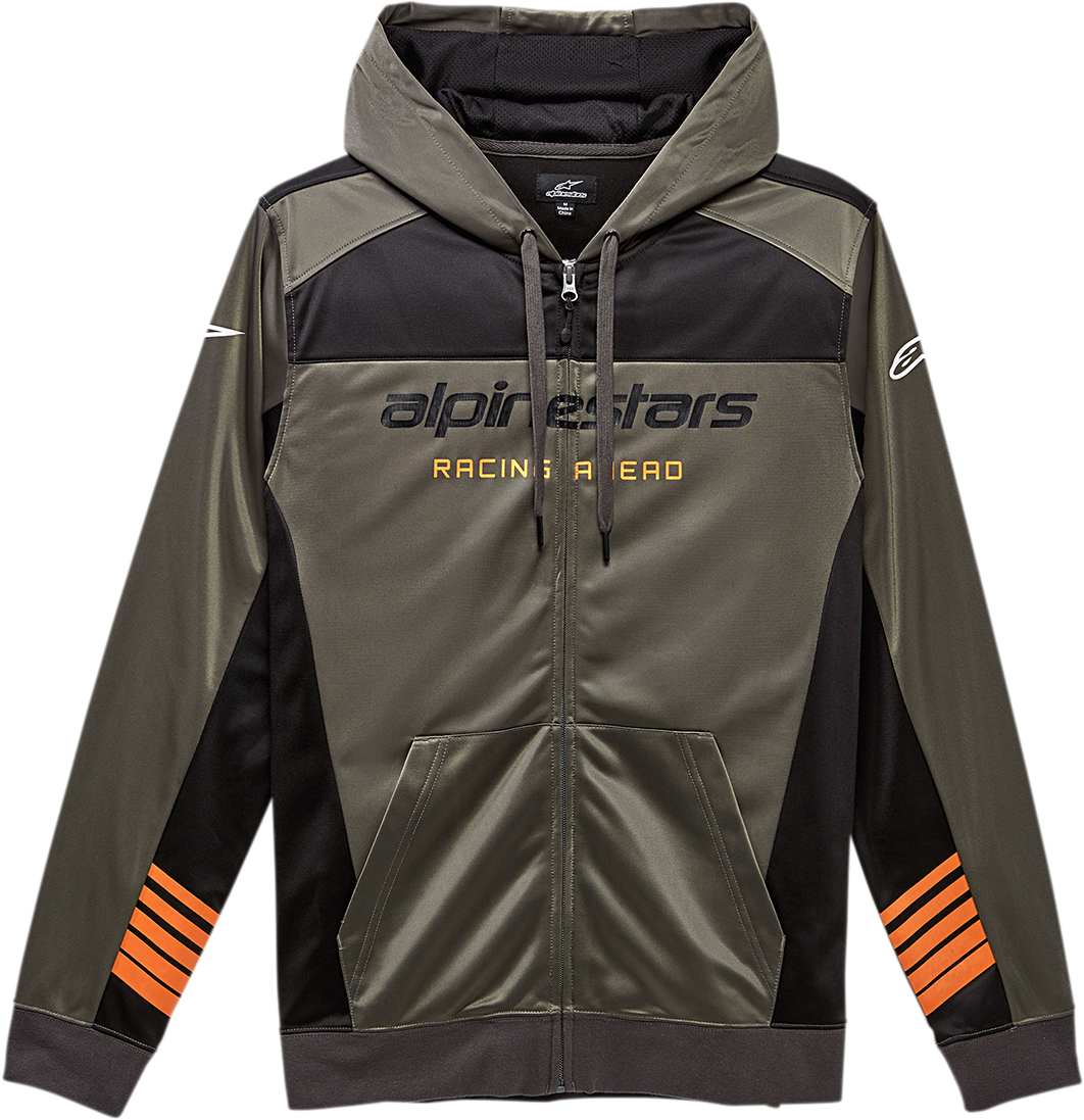 Alpinestars Sessions II Hoodie Charcoal/Black XL - Comfortable Fit with Stylish Design