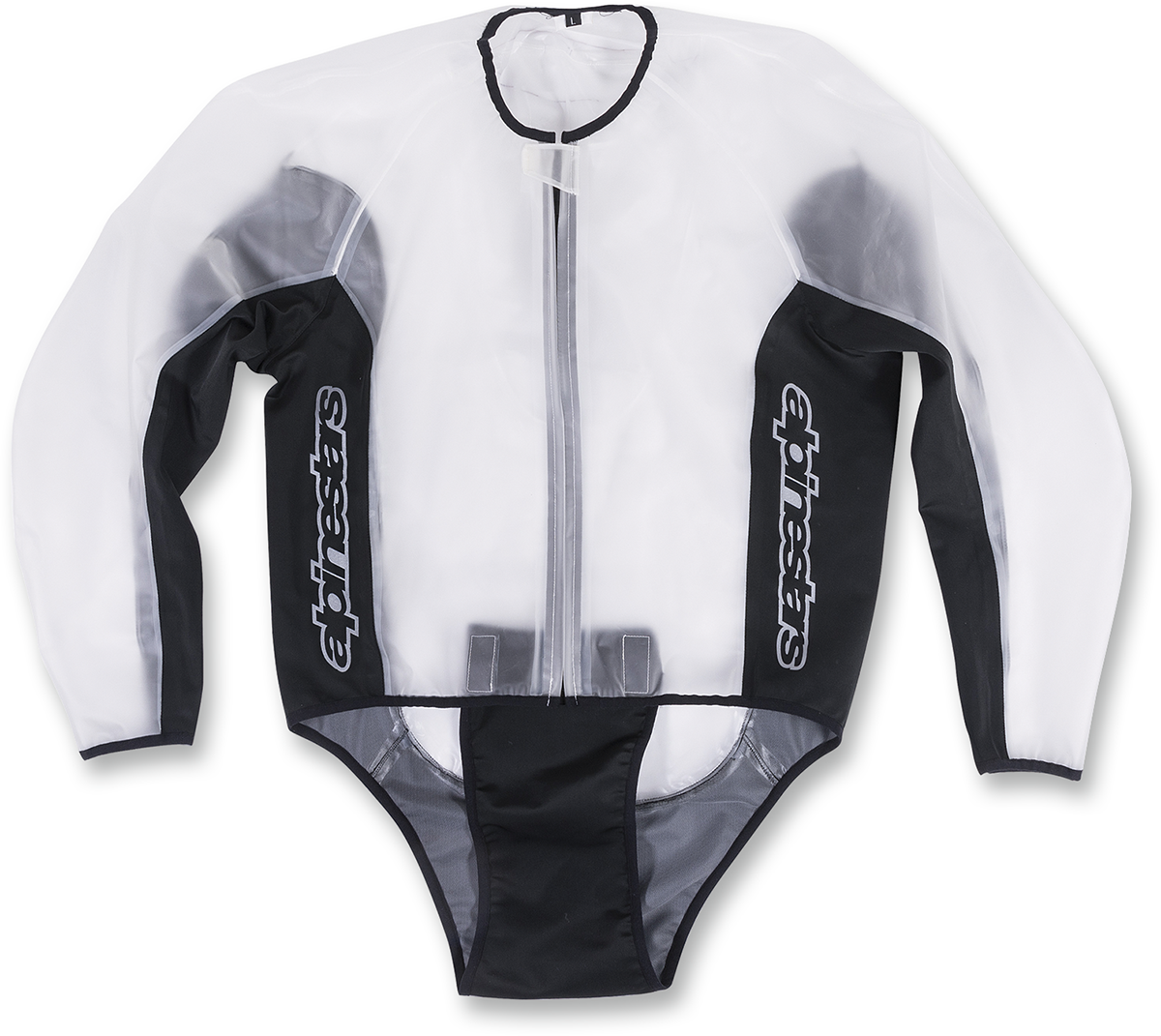 Alpinestars Racing Rain Jacket - Clear/Black, XL - Waterproof Motorcycle Gear Part 3204917-01-XL