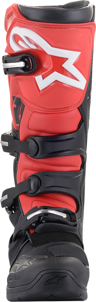 Alpinestars Tech 5 Off-Road Motorcycle Boots – Black/Red, US 13 / EU 48, Part Number 2015015-13-13