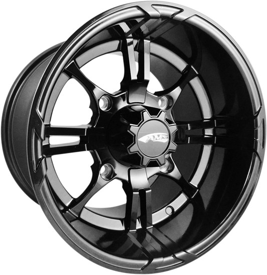 AMS Roll'n 108 Wheel - Rear 14x10 Black with Center Cap - Part 0230-0862