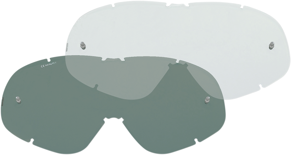 MOOSE OFFROAD Qualifier Lens - Blue 2602-0581 for Shade and Slash Goggles