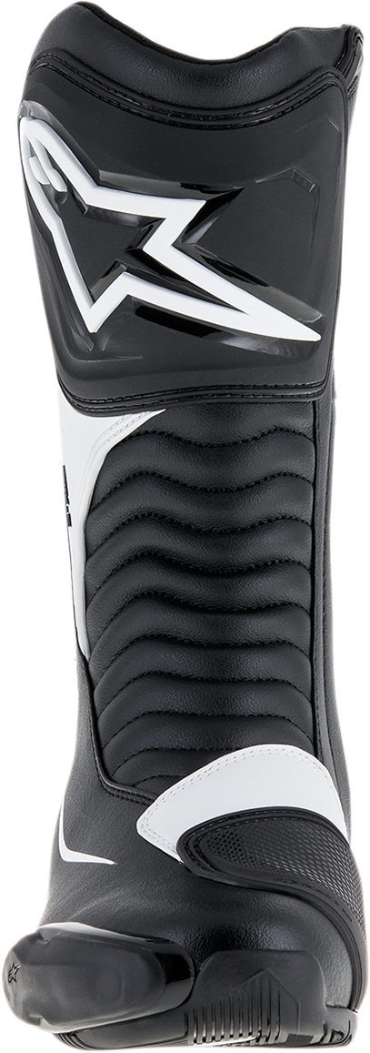 Alpinestars SMX-S Motorcycle Boots - Black/White US 9 / EU 43 (Part 2223517-12-43)