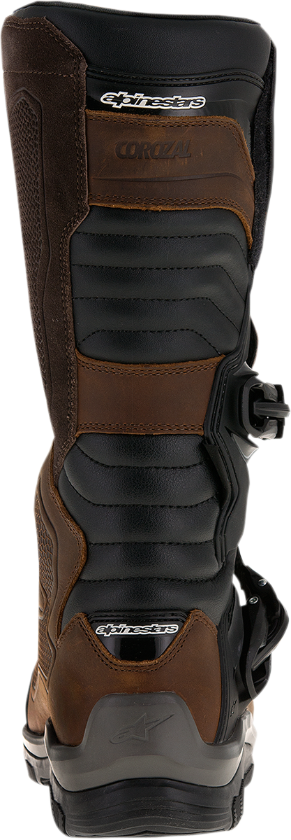 Alpinestars Corozal Adventure Drystar® Oiled Leather Boots - Brown, US 8 / EU 42 (Part Number 2047717-82-8)