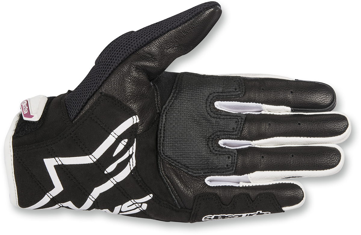 Alpinestars Stella SMX-2 Air Carbon V2 Gloves - Black and White, Medium